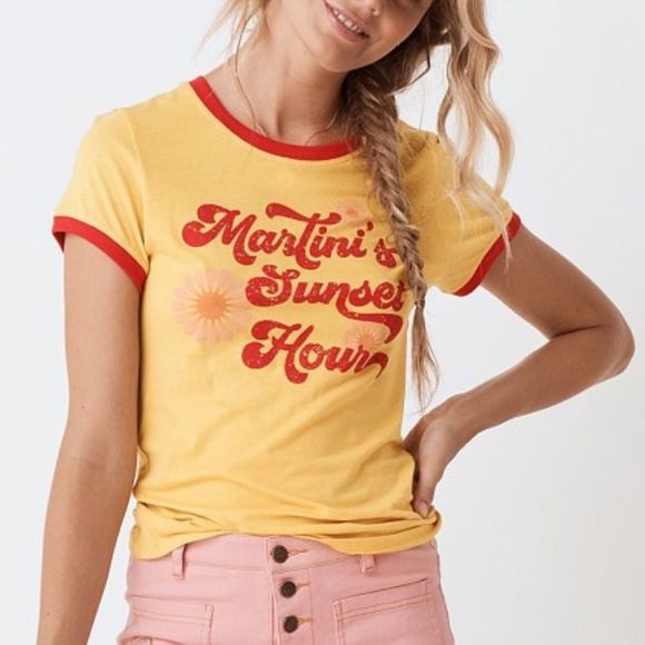 NWT Spell & The Gypsy Paradise Cove Organic Tee - Picture 3 of 7